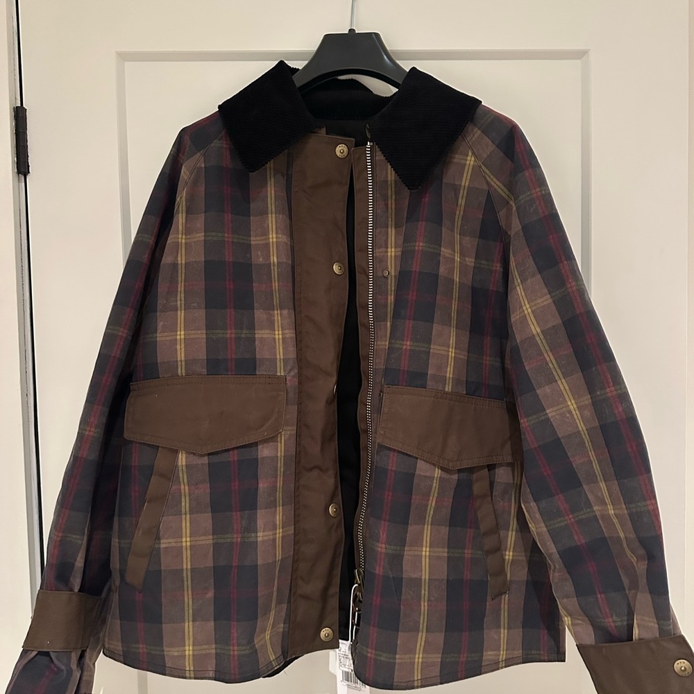 Mango plaid Barn Jacket